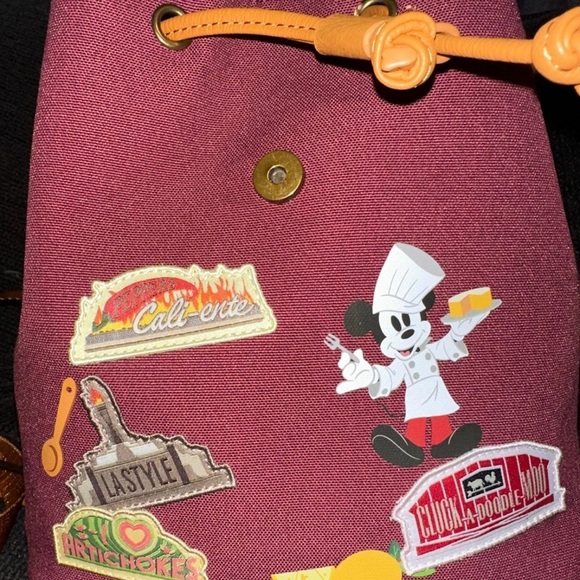 California Adventure Food and Wine Festival 2024 Loungefly Backback - Picture 8 of 9